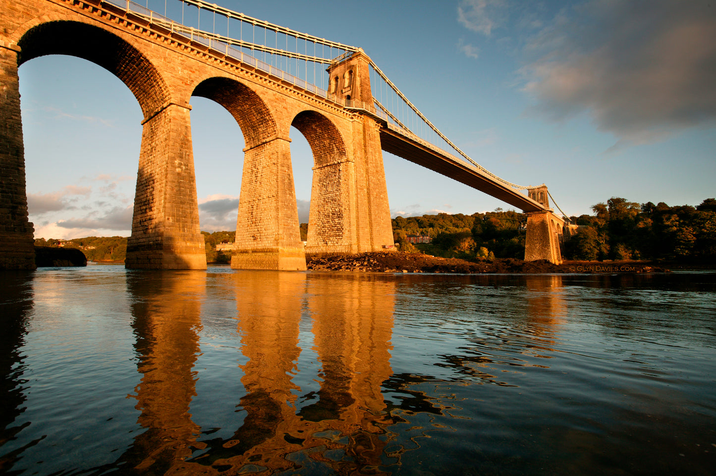 "Orange Bridge" Menai Suspension Bridge