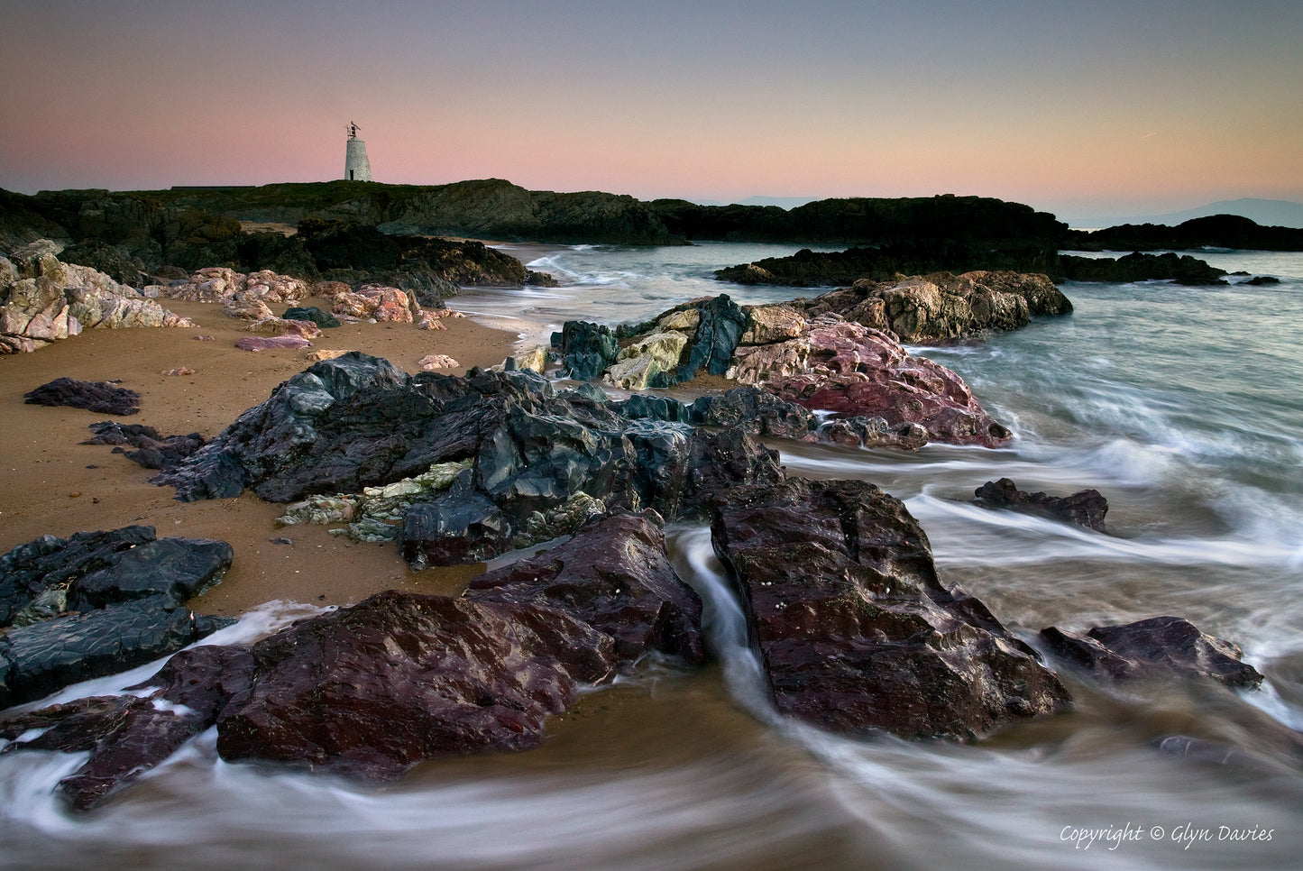 "An Evening Colour Wash" Llanddwyn, Anglesey