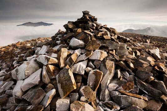 "Sky High Pile" Yr Wyddfa (Snowdon) from Mynydd Mawr