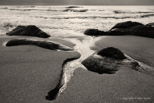 "A Light Cut" Porth Chapel, Cornwall