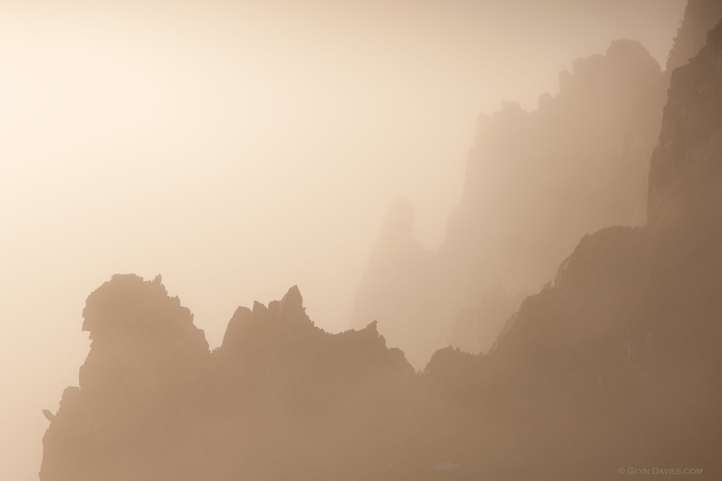 "Cragfast Above Deep Fog" Mynydd Mawr