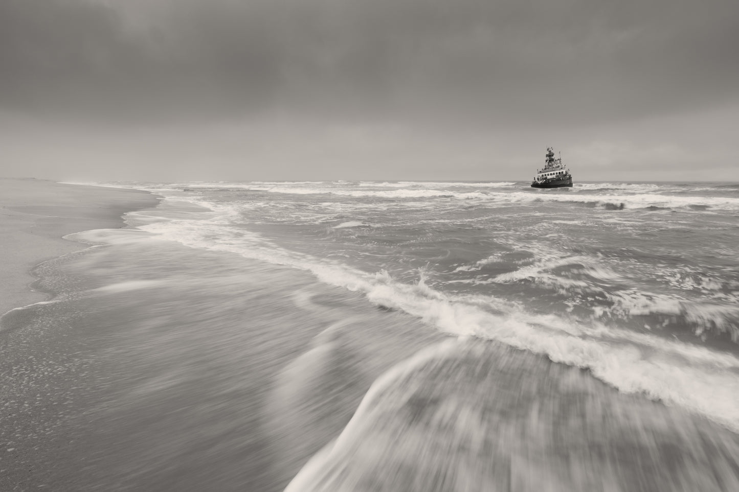 "Wrecked in the Fog" Skeleton Coast, Namibia