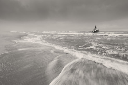 "Wrecked in the Fog" Skeleton Coast, Namibia