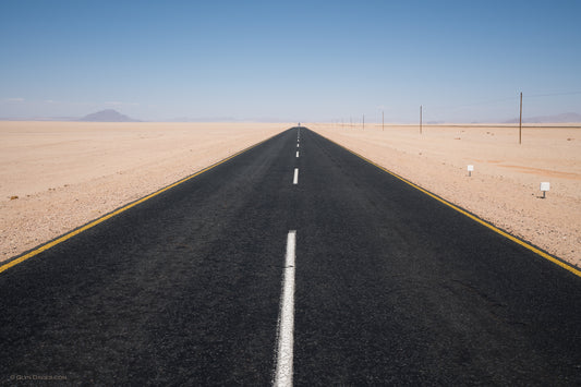 "Black and White Highway" Namibia, Africa