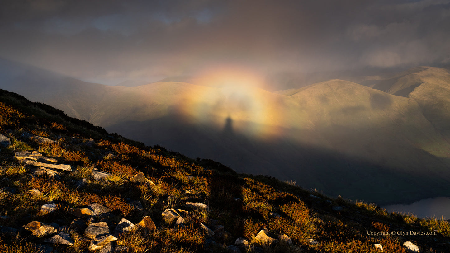 "Roller Coaster Brocken Spectre" Yr Wyddfa