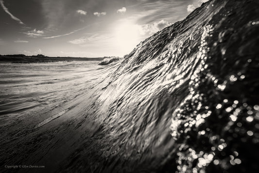 "Sunlit Sea Wall" Rhosneigr