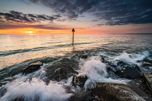 "Splashing Sunset" Dinas Dinlle