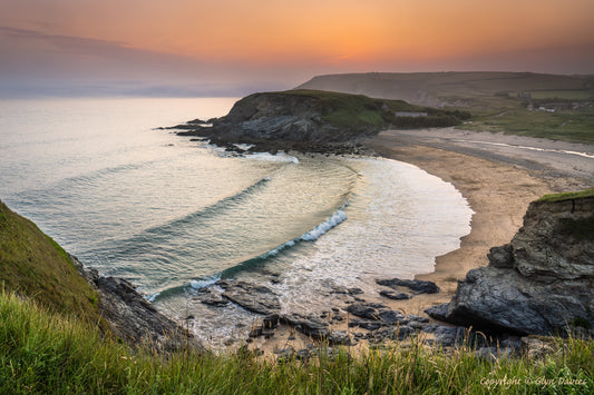 "Evening Swell" Gunwalloe Cove