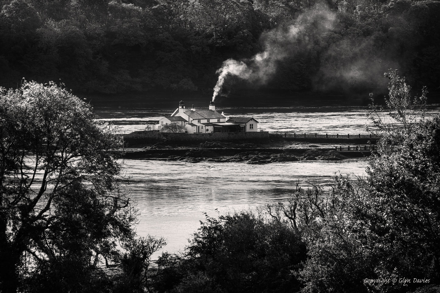 "Smoke on the Water" Ynys Gorad Goch, Menai Strait