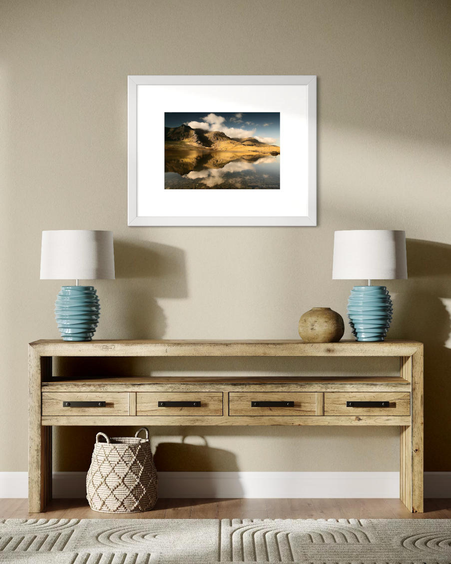 "Illuminated Depths" Cwm Idwal, Eryri