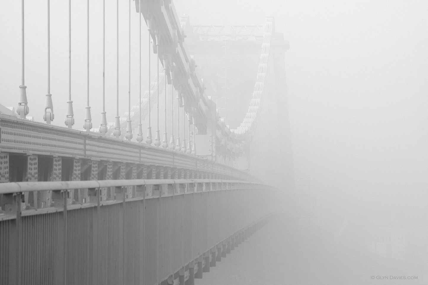 "March Mist 1" Menai Suspension Bridge