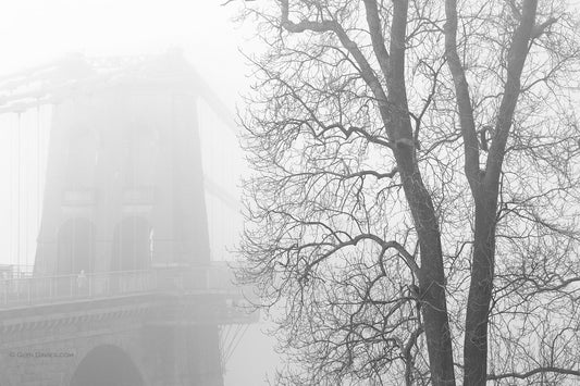 "March Mist 2" Menai Suspension Bridge