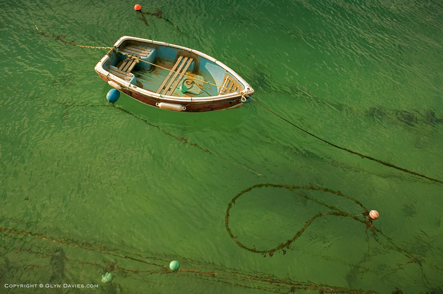 "Floating on Bottle Green" St Ives