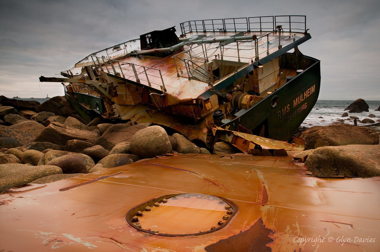 "Wrecked at Land's End" Cornwall