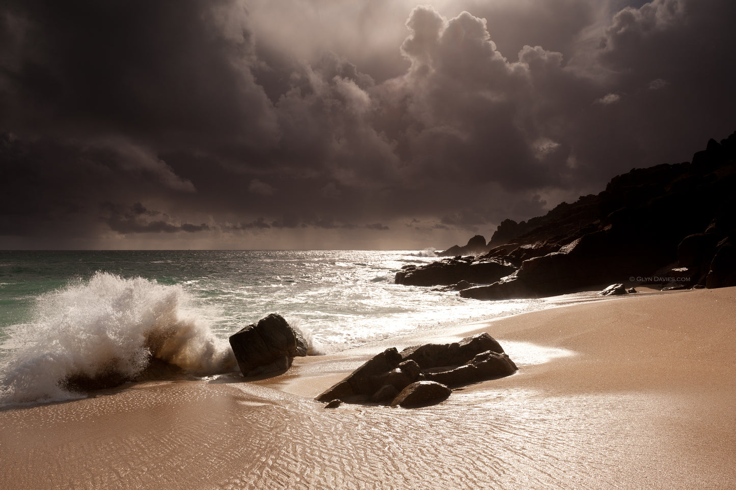 "A Light Punch Before Darkness" Porth Chapel, Cornwall