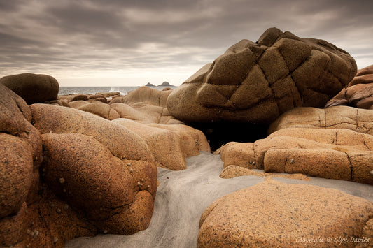 "The End is Sand" Porth Nanven, Cornwall