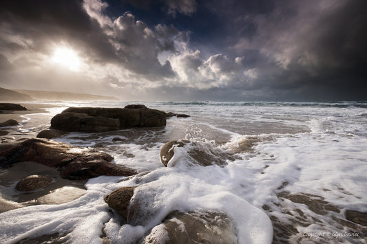 "Luck In The Line Up" Gwenver Beach, Cornwall