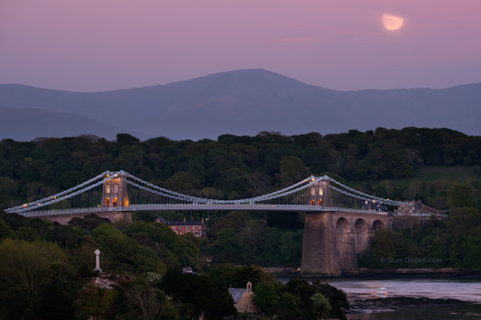 "Dusk Suspension" Menai Bridge