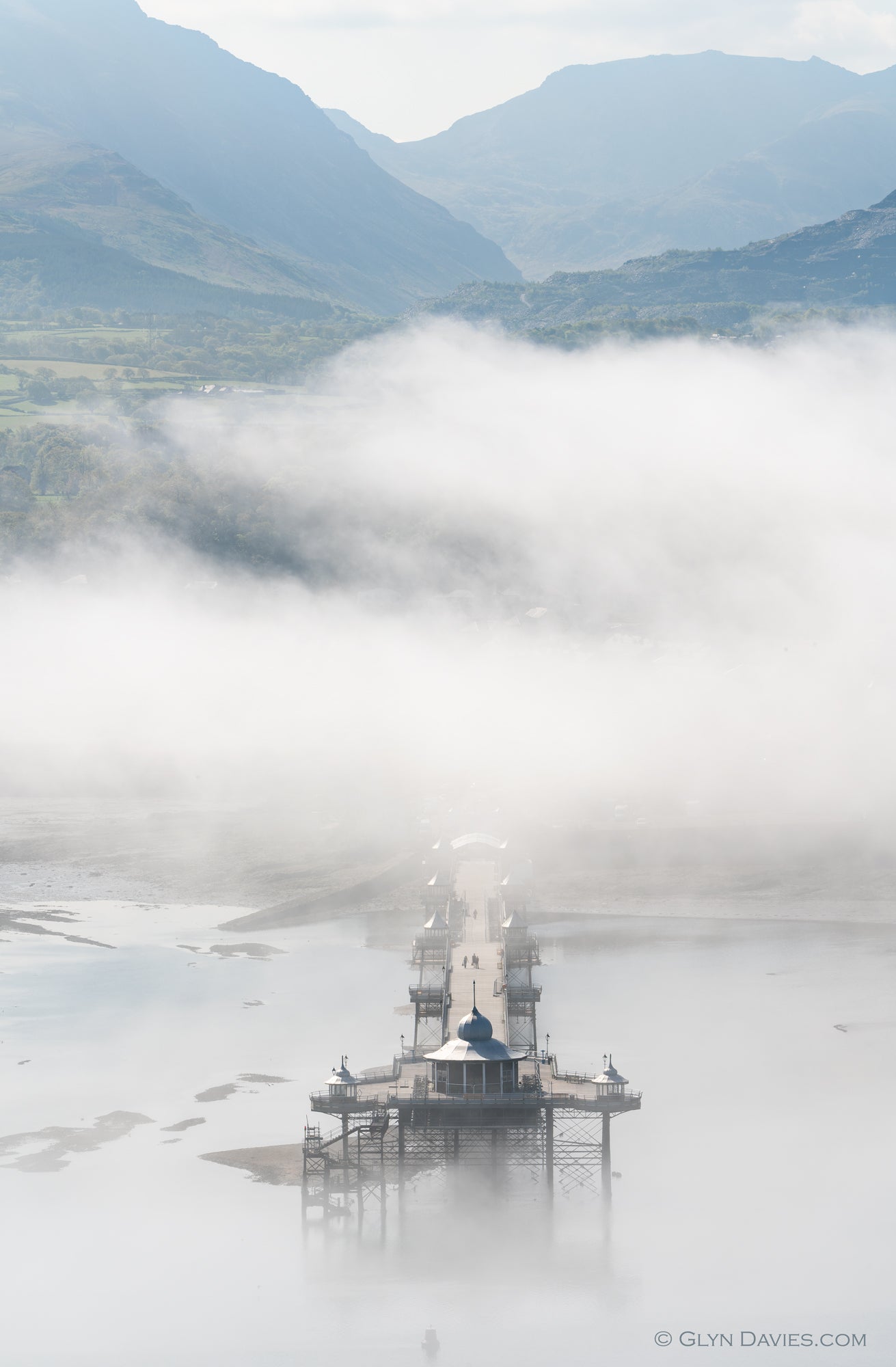 "Pier Below the Fog" Bangor