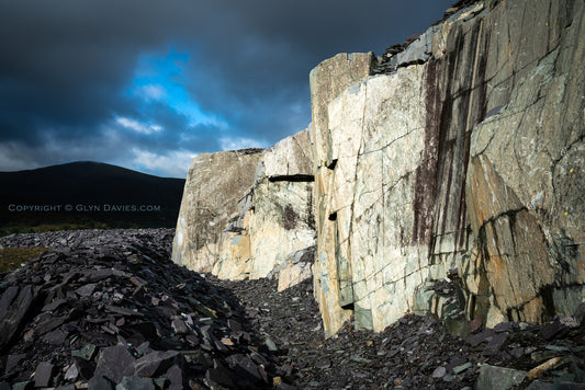 "Cubist Landscape" Dinorwic Slate Quarries, Llanberis