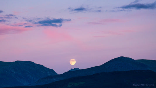 "Tryfan Moonrise" Eryri