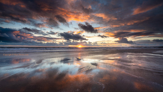 "Sunset in a Fresh Breeze" Rhosneigr, Anglesey