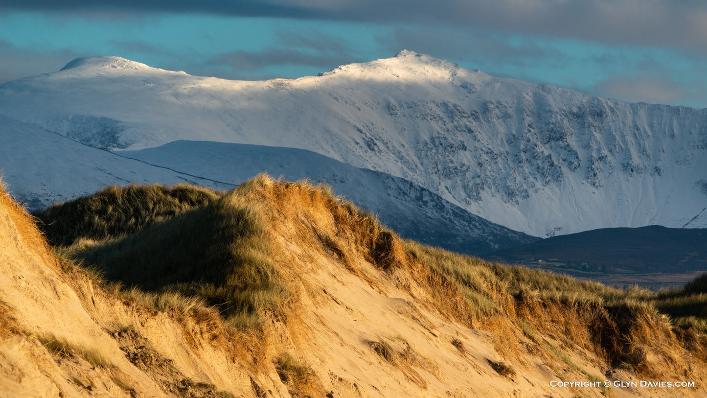 "A Very Welsh Earth" Yr Wyddfa from Llanddwyn