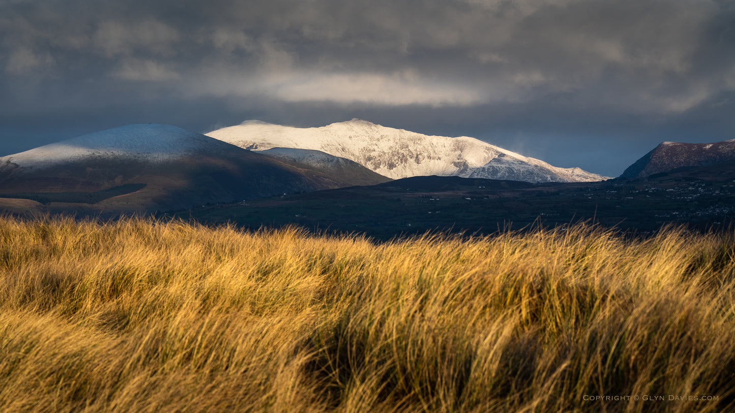 "Yr Wyddfa from the Grasslands" Eryri