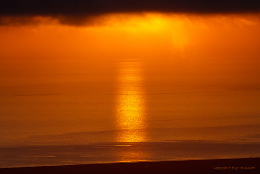 "Orange Aerial" Caernarfon Bay, Irish Sea