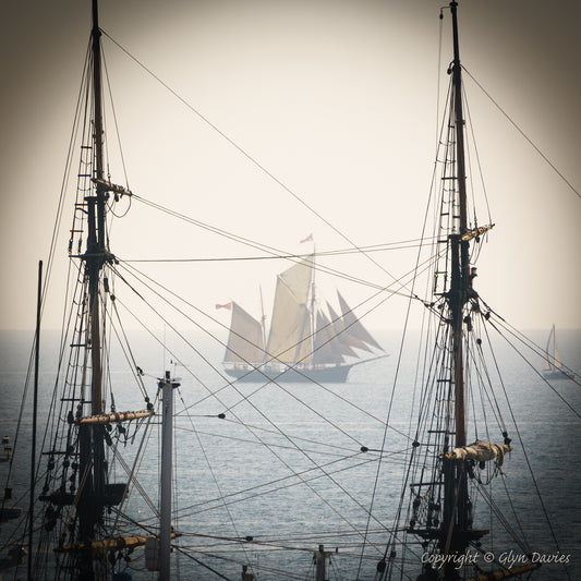 "Bessie Ellen through the Spyglass" Mount's Bay, Penzance