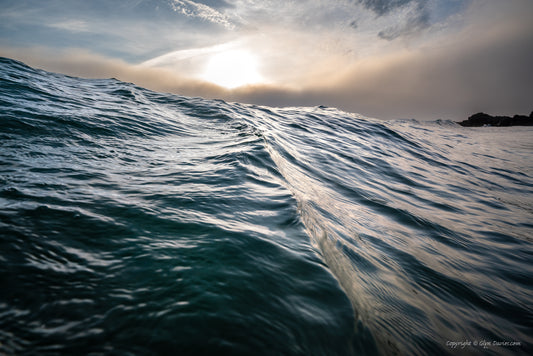 "Breaker Below Fog Bank" Rhosneigr