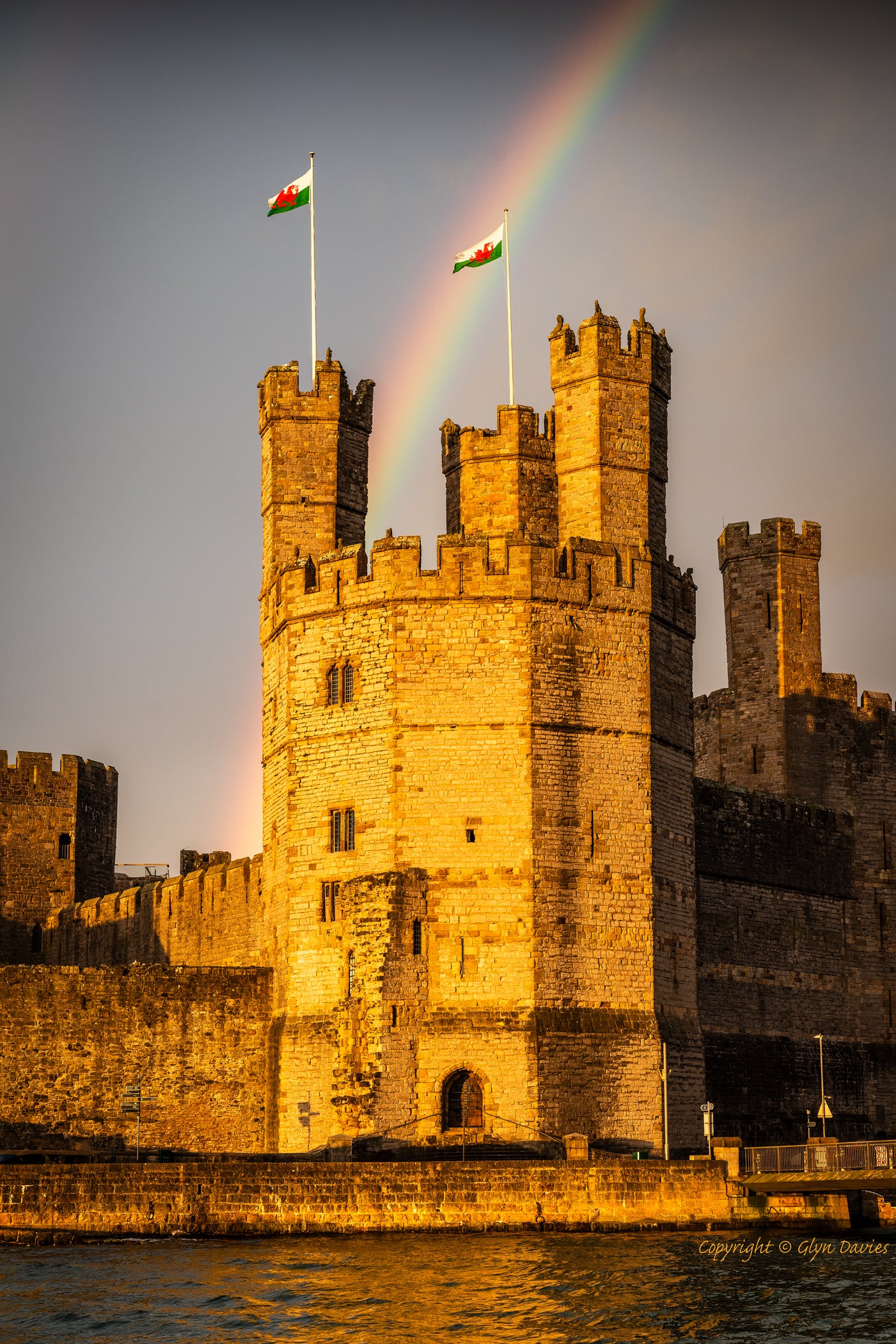 "Dragons Over the Castle" Caernarfon